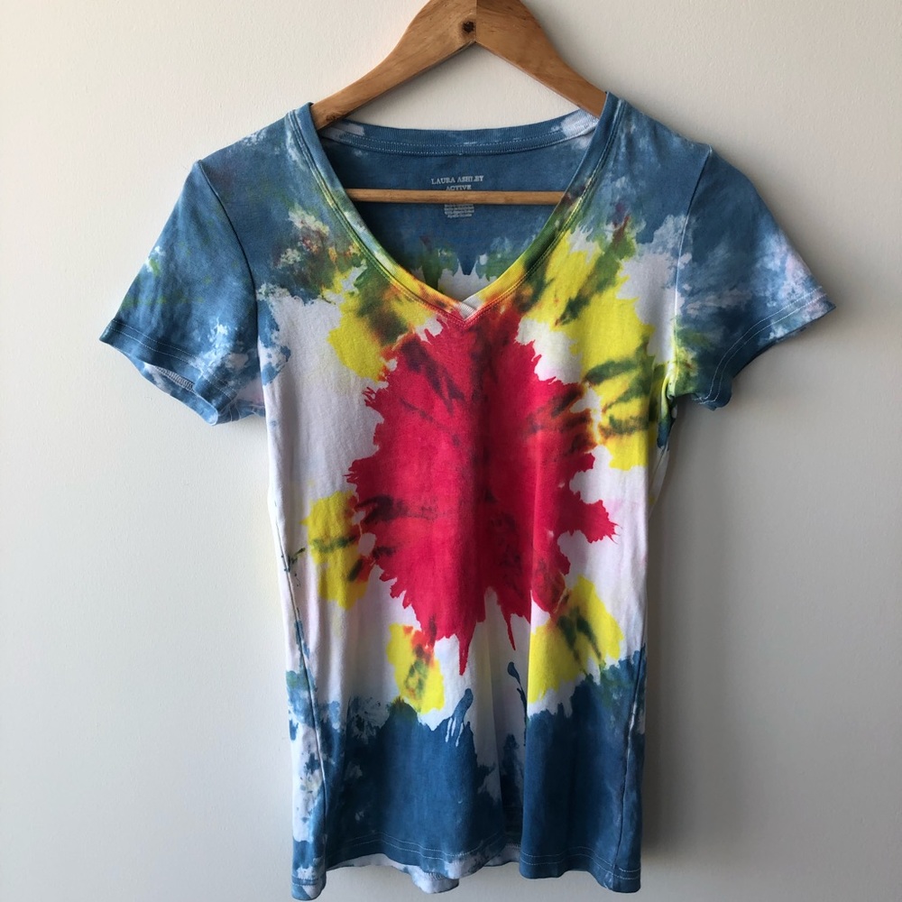 Laura Ashely Tie Dyed Tee Shirt